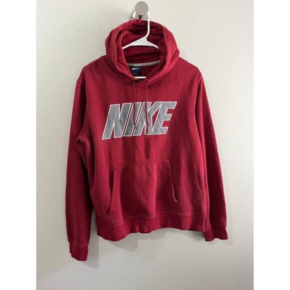 Nike Other - Nike Burgundy Mens Hoodie With Pockets Size Small
